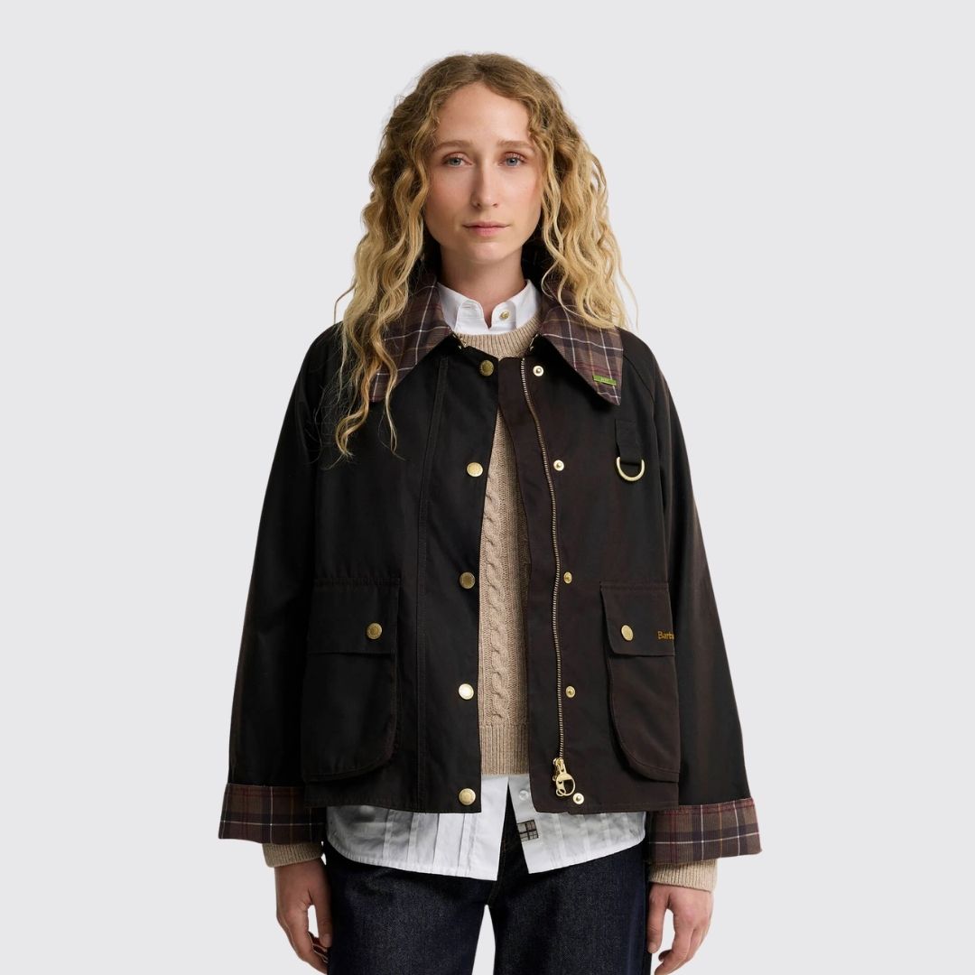 Barbour Women's Icons Spey Waxed Jacket in Rustic