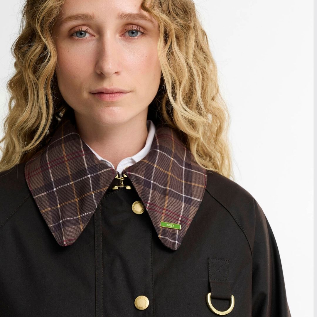 Barbour Women's Icons Spey Waxed Jacket in Rustic