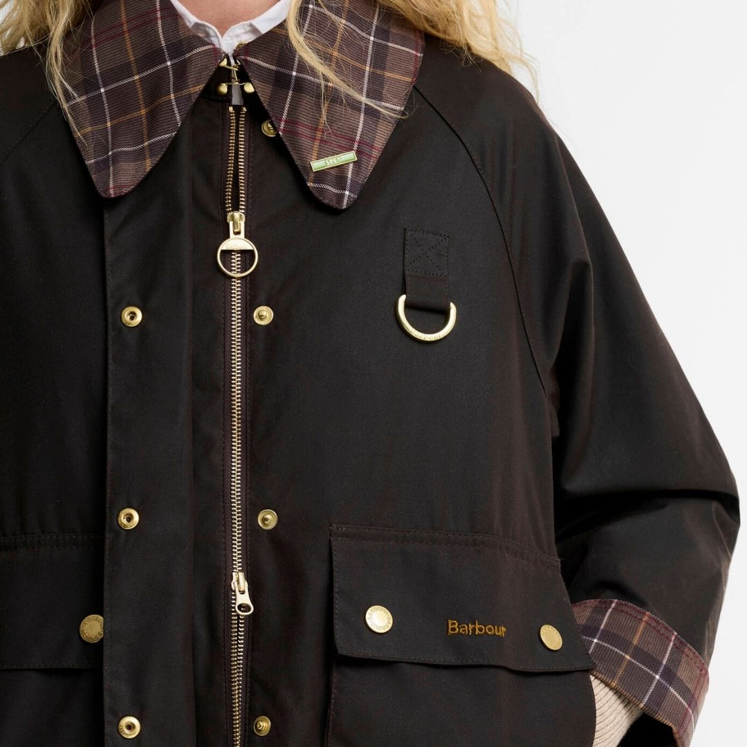 Barbour Women's Icons Spey Waxed Jacket in Rustic