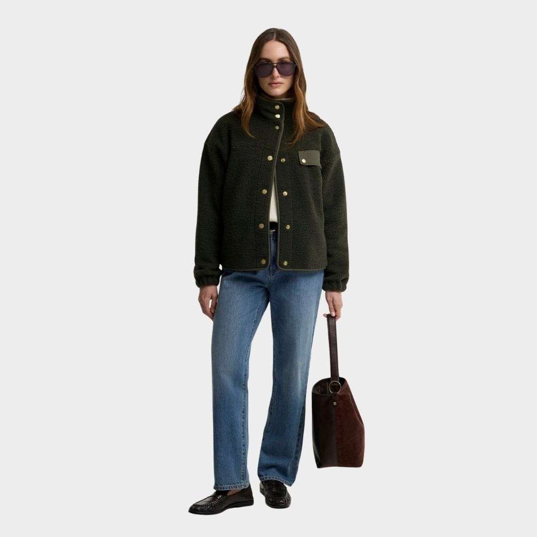 Barbour Women's Mabel Fleece in Olive