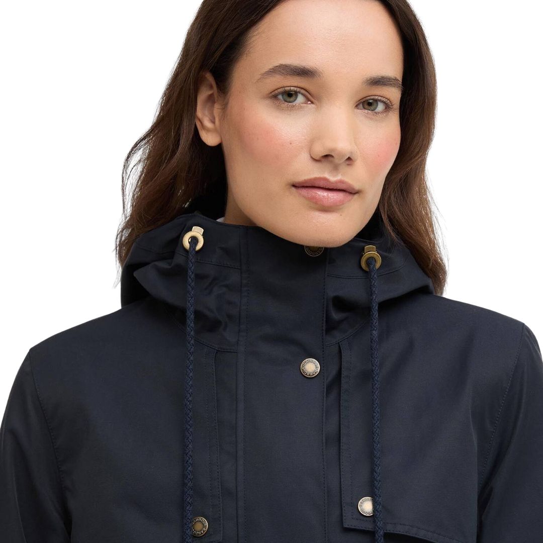 Barbour Women's Maple Waterproof Jacket in Dark Navy