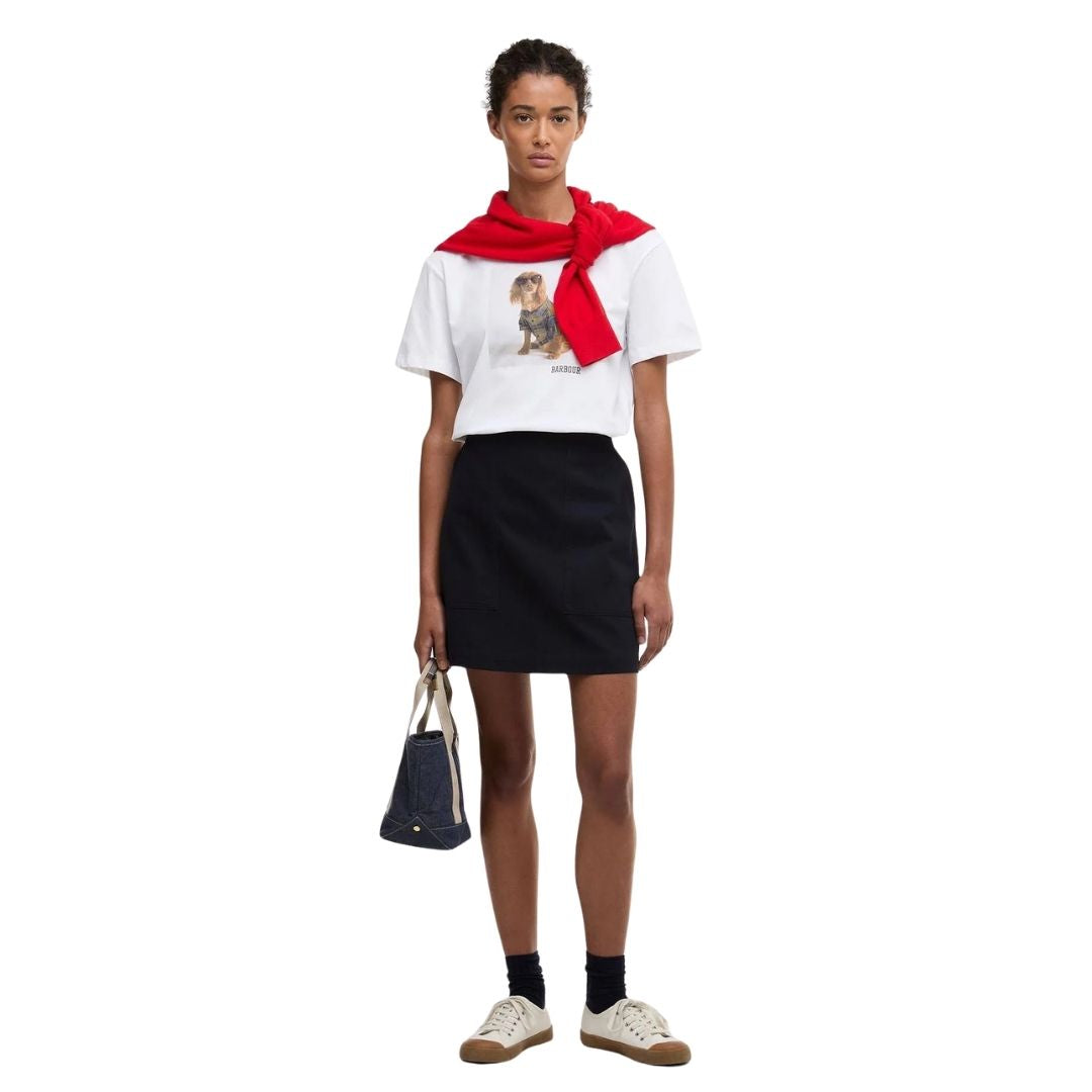 Barbour Women's Marine T-shirt in White