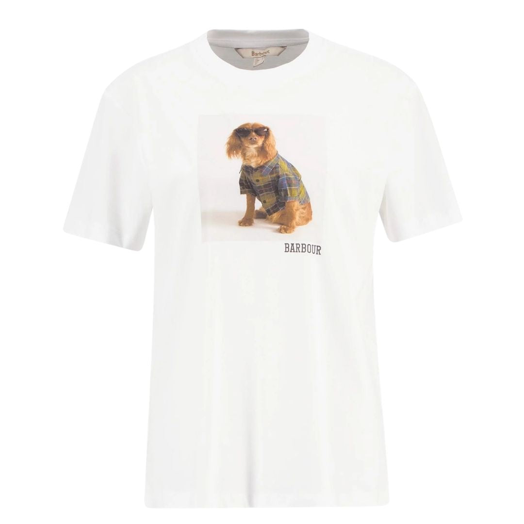 Barbour Women's Marine T-shirt in White