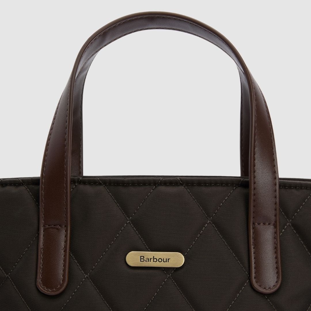 Barbour Women's Mini Quilted Tote Bag in Olive