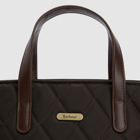 Barbour Women's Mini Quilted Tote Bag in Olive