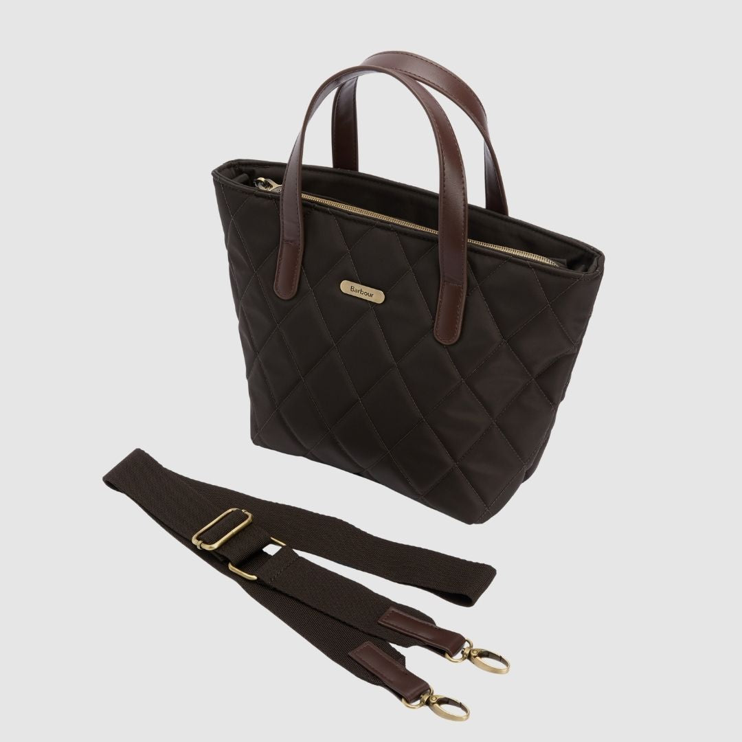 Barbour Women's Mini Quilted Tote Bag in Olive
