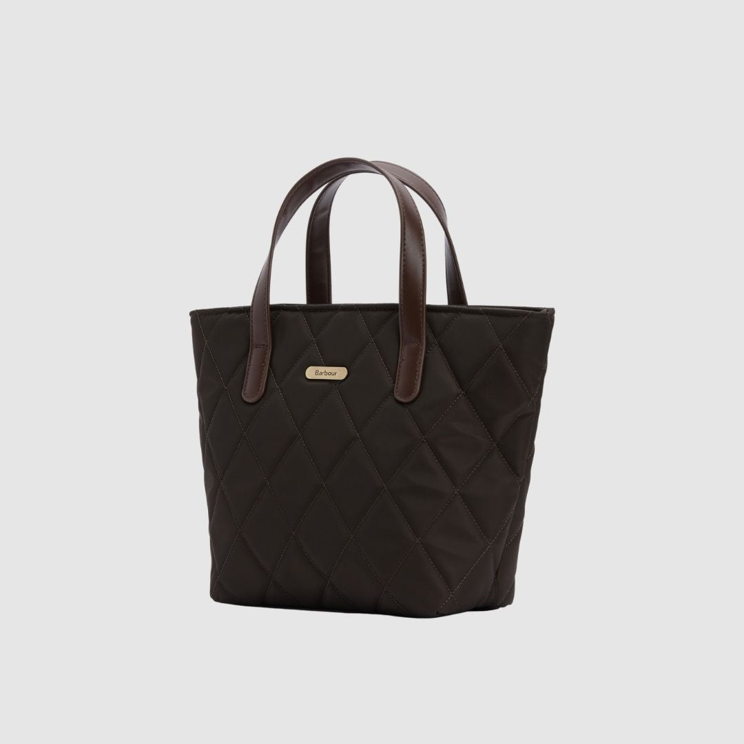 Barbour Women's Mini Quilted Tote Bag in Olive