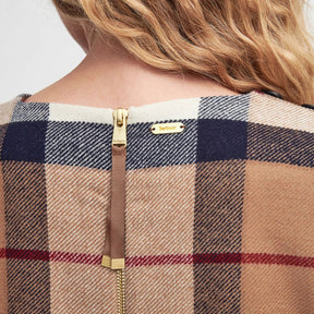 Barbour Women's Nancy Tartan Mini Dress in Hessian Tartan