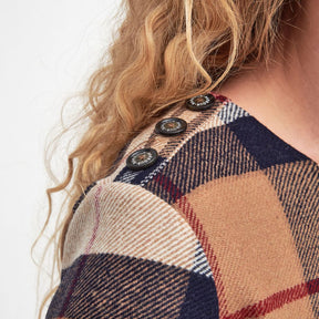 Barbour Women's Nancy Tartan Mini Dress in Hessian Tartan