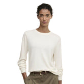 Barbour Women's Oakley Knit Crew Neck Jumper in Cloud