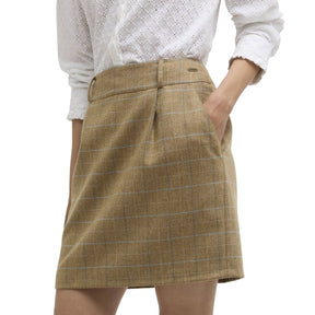 Barbour Women's Petunia Mini Skirt in Soft Blue Tweed