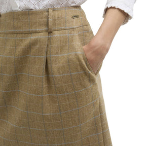 Barbour Women's Petunia Mini Skirt in Soft Blue Tweed