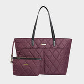 Barbour Women's Quilted Tote Bag in Fig