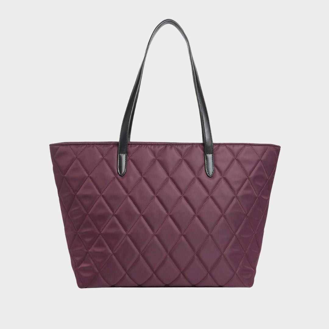 Barbour Women's Quilted Tote Bag in Fig