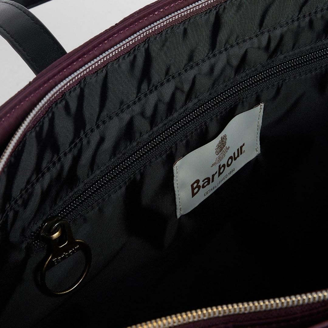 Barbour Women's Quilted Tote Bag in Fig