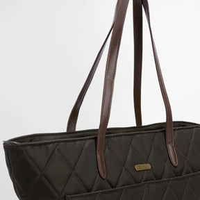 Barbour Women's Quilted Tote Bag in Olive