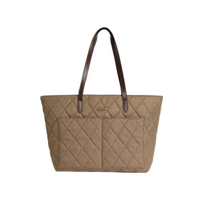 Barbour Women's Quilted Tote Bag in Sand