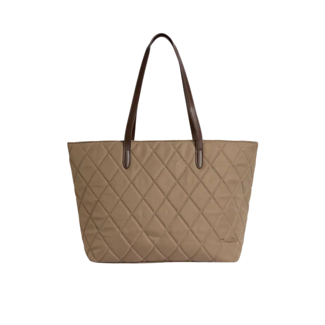 Barbour Women's Quilted Tote Bag in Sand