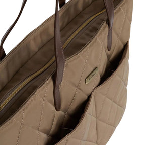 Barbour Women's Quilted Tote Bag in Sand