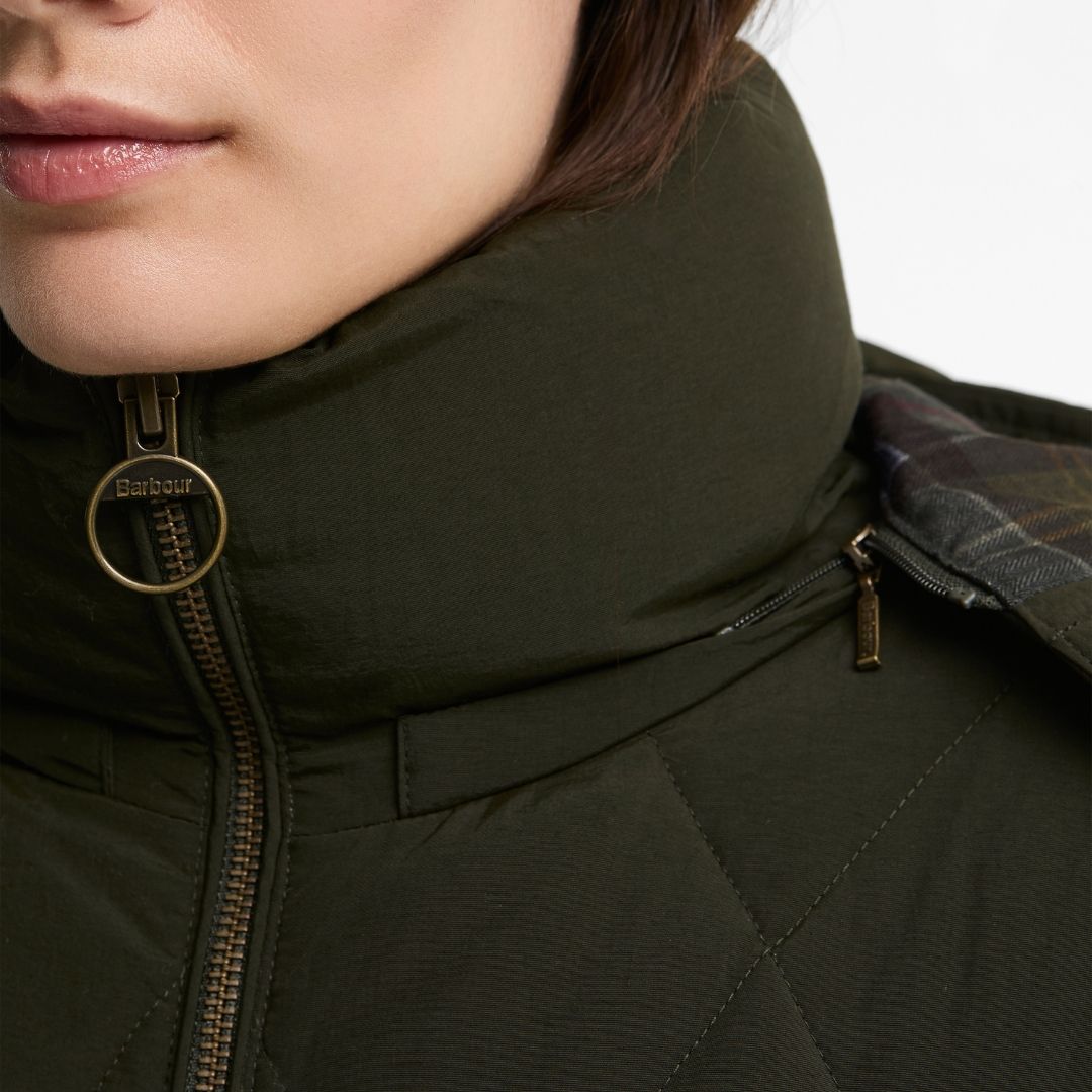 Barbour Women's Rafaella Quilted Jacket in Sage Classic