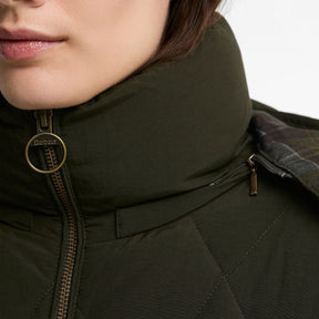 Barbour Women's Rafaella Quilted Jacket in Sage Classic