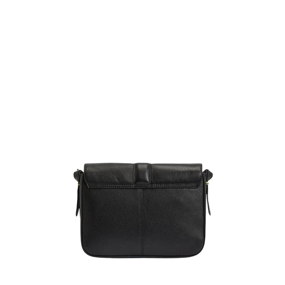 Barbour Women's Rosa Leather Crossbody Bag in Black
