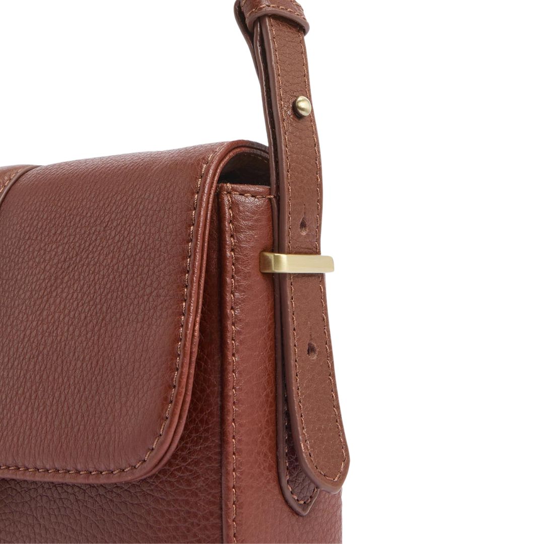 Barbour Women's Rosa Leather Crossbody Bag in Brown