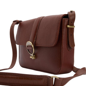 Barbour Women's Rosa Leather Crossbody Bag in Brown