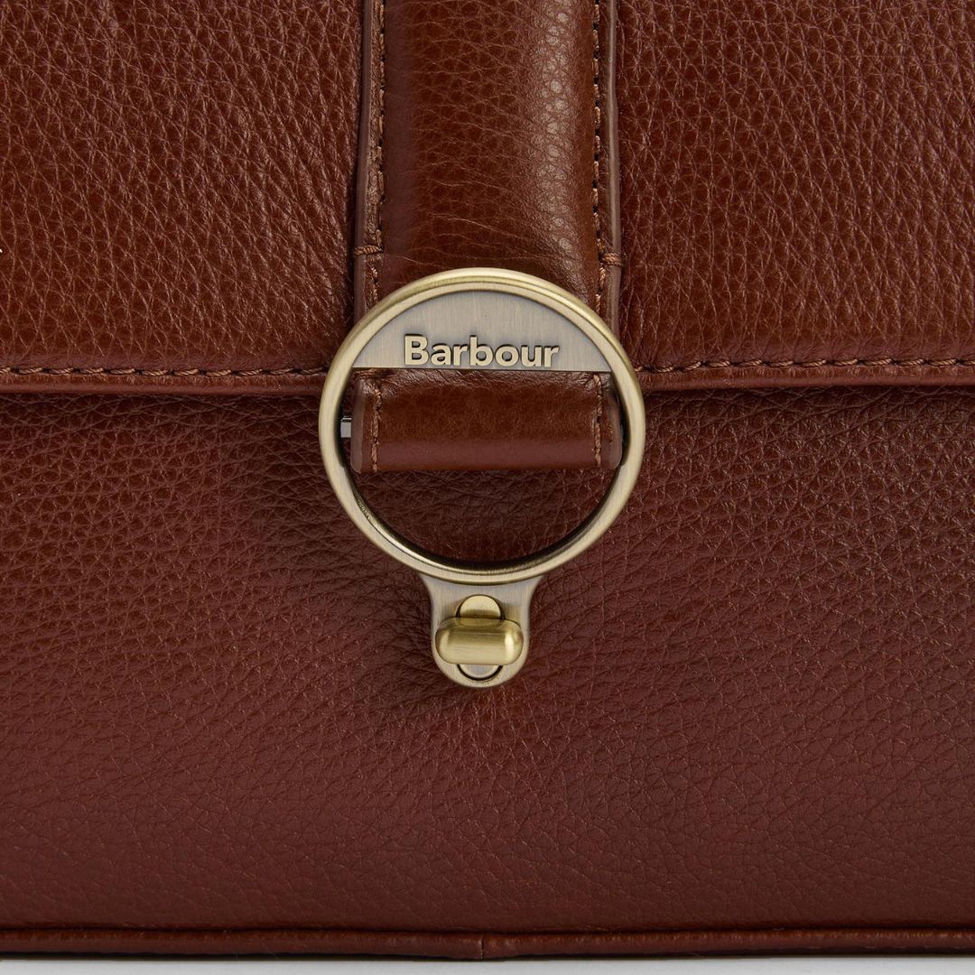 Barbour Women's Rosa Leather Crossbody Bag in Brown