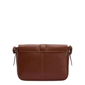 Barbour Women's Rosa Leather Crossbody Bag in Brown