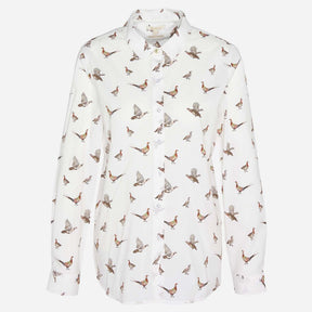 Barbour Women s Safari Relaxed Long Sleeved Shirt in Grouse Print