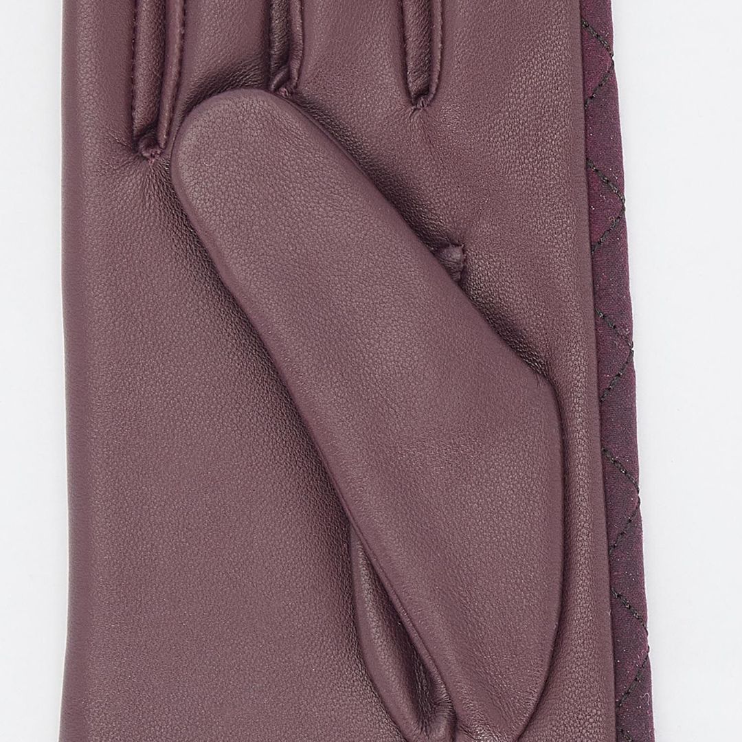 Barbour Women's Scarlet Gloves in Cabernet