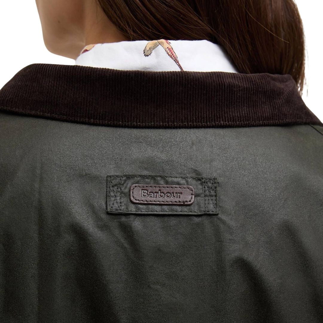 Barbour Women's Summer Sapper Wax Jacket in Archive Olive