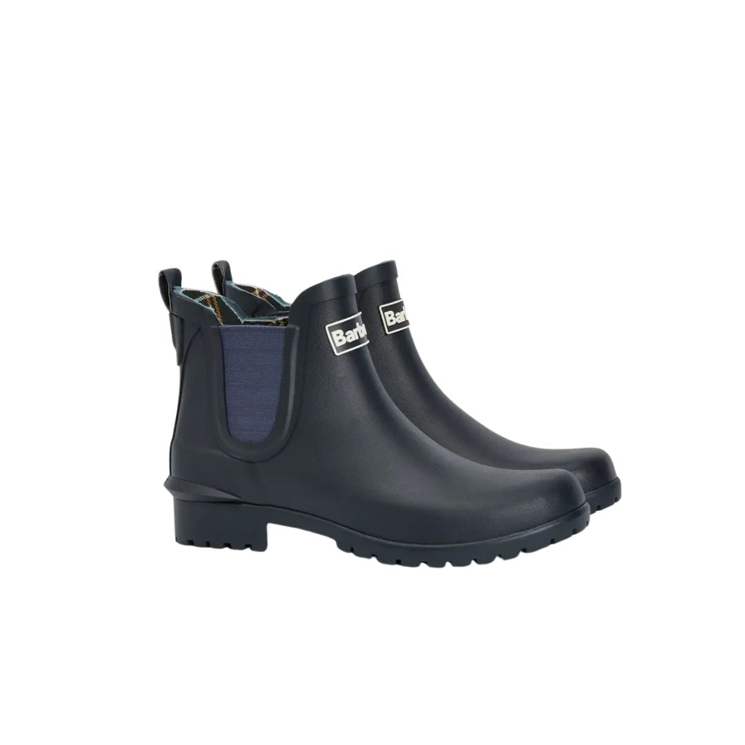 Barbour Women's Wilton Chelsea Boots in Classic Navy