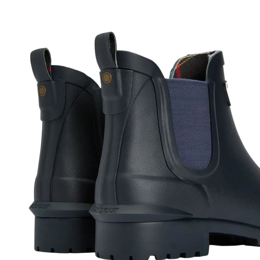 Barbour Women's Wilton Chelsea Boots in Classic Navy