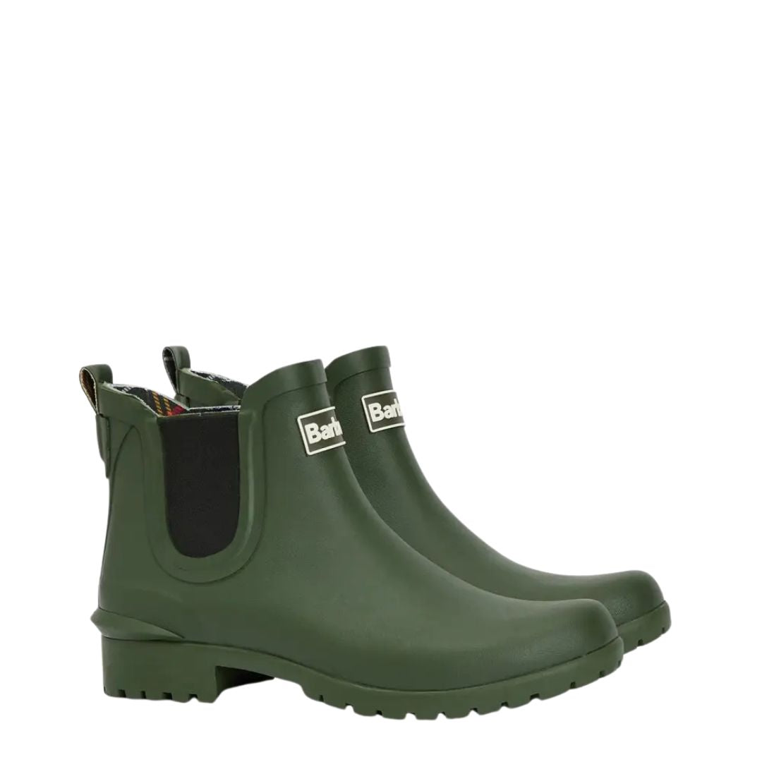 Barbour Women's Wilton Chelsea Boots in Olive