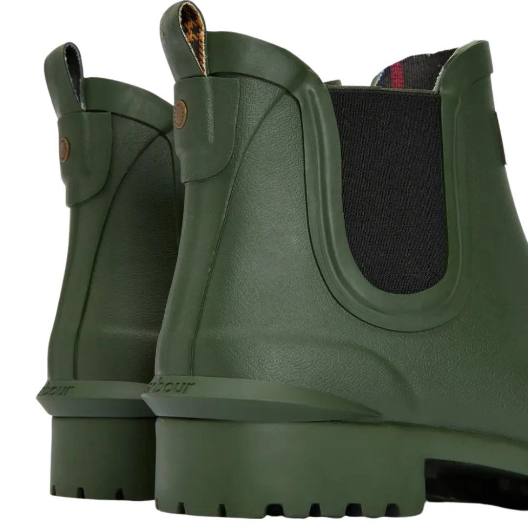 Barbour Women's Wilton Chelsea Boots in Olive