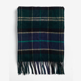 Barbour Yaxley Tartan Scarf in Green Loch