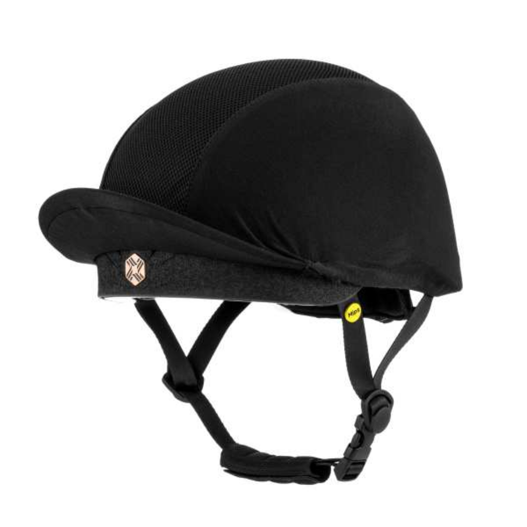 Charles Owen Kylo Hyda Phoenix Helmet in Black/Gold