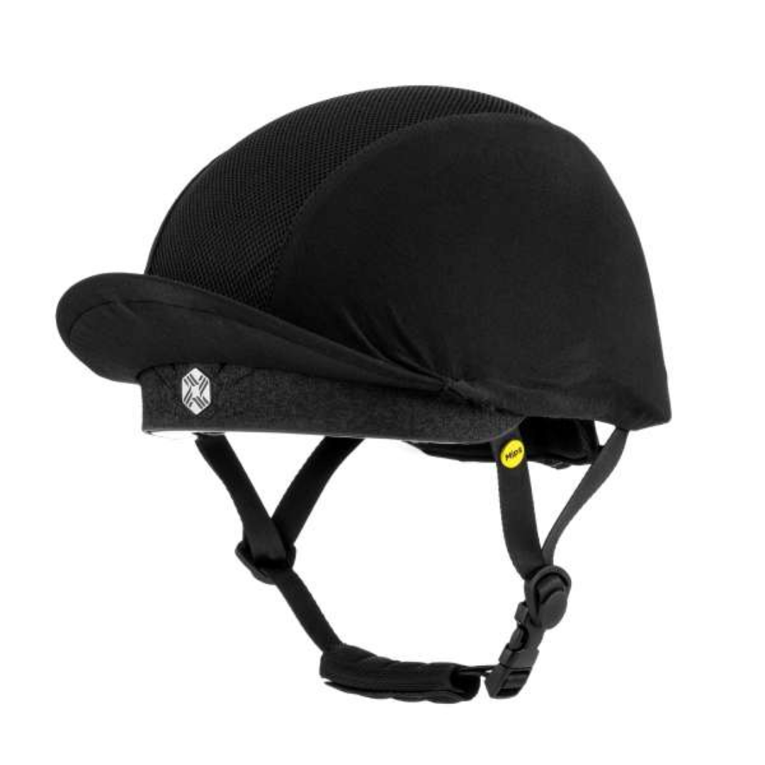 Charles Owen Kylo Hyda Phoenix Helmet in Black/Silver