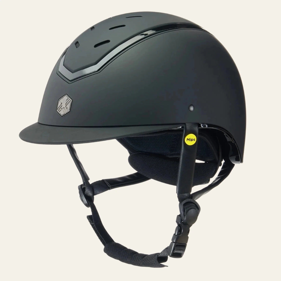 Charles Owen KYLO Black Matte & Black Gloss