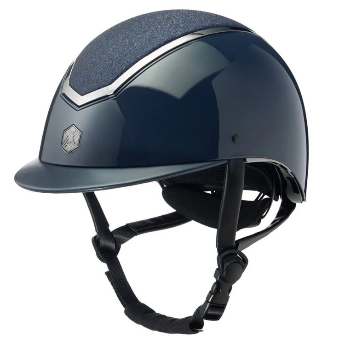 Charles Owen Kylo Hyda Helmet in Sparkly Navy