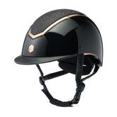 Charles Owen Kylo Helmet in Black Gloss and Rose Gold