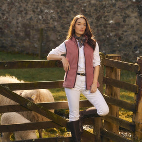 Barbour Women's Country Colton Fleece Gilet in Fig