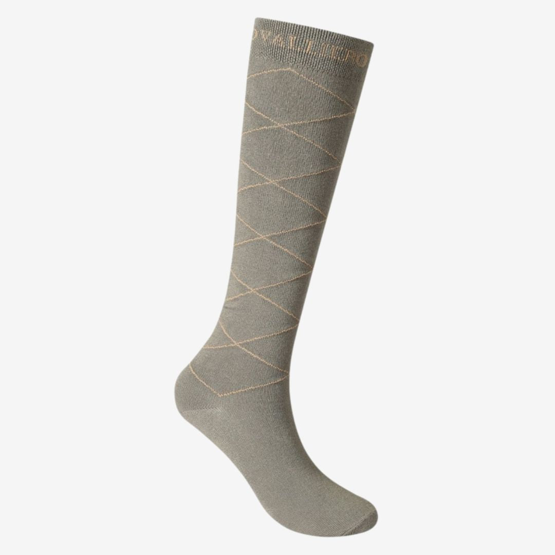 Covalliero AW24 Classic Socks in Taupe