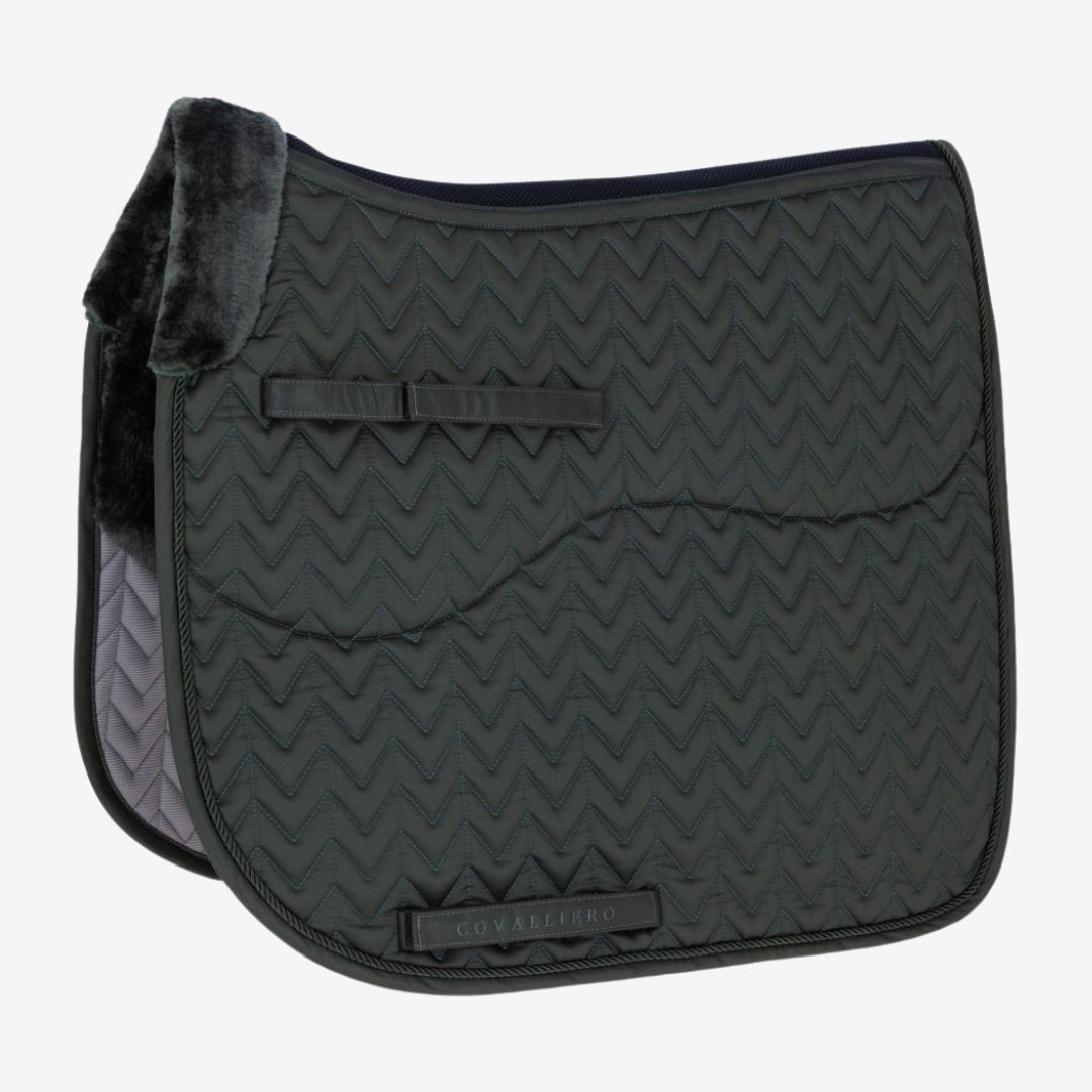 Covalliero Horse AW24 Saddle Pad in Opal Green