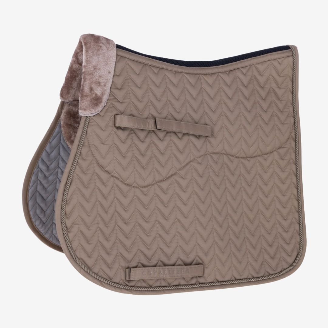 Covalliero Horse AW24 Saddle Pad in Taupe