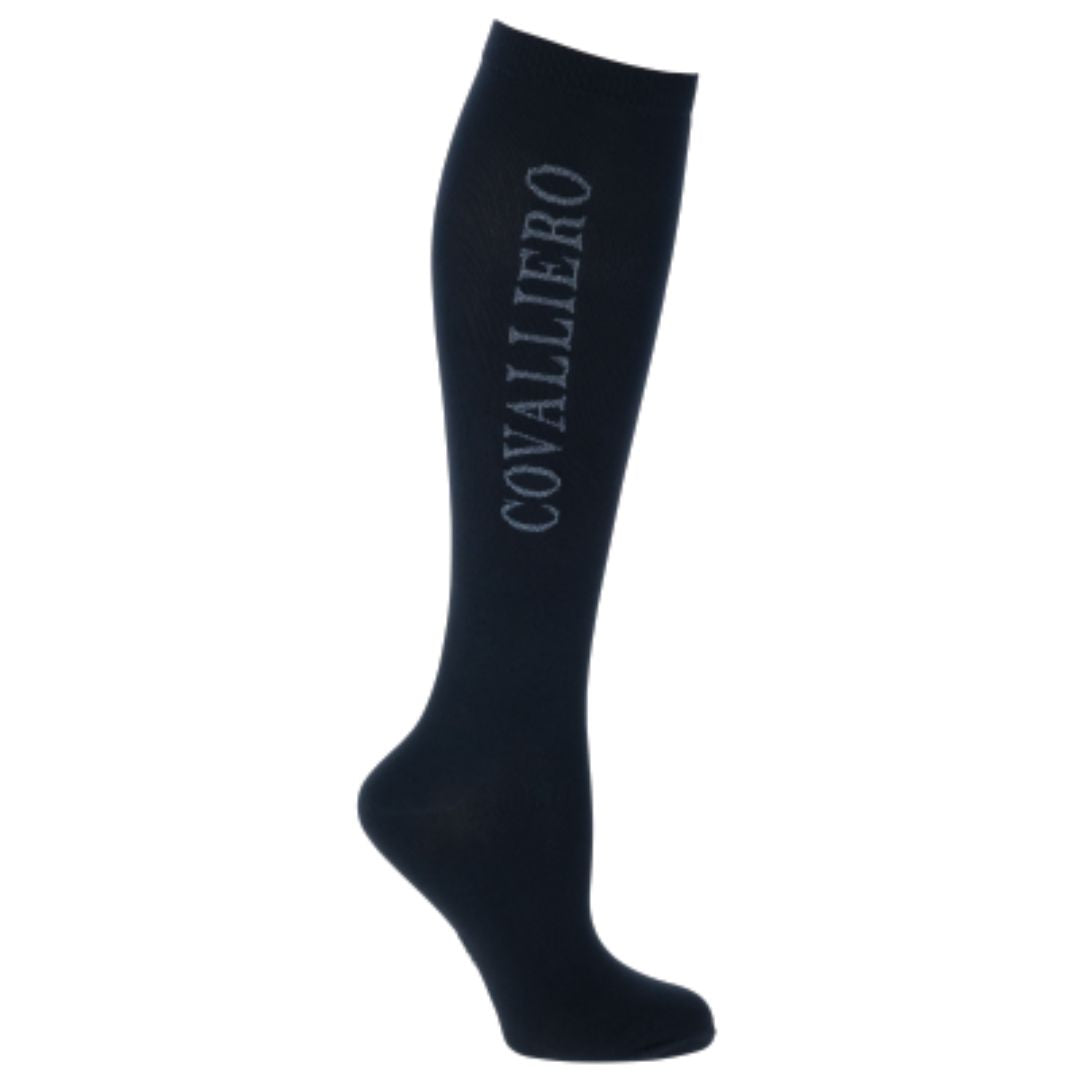 Covalliero Competition Riding Socks in Black