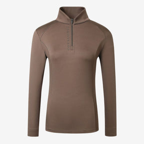 Covalliero Women's Active Shirt in Coffee