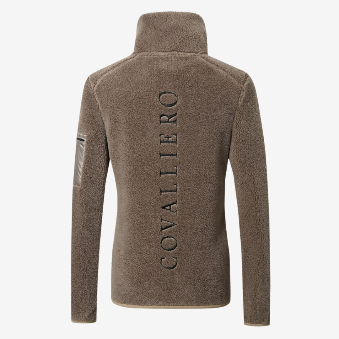 Covalliero Women's Fleece Jumper in Taupe